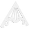 Ekena Millwork Pitch Marshall Architectural Grade PVC Gable Pediment, 60"W x 35"H x 1"P (14/12) GPP060X035X100MAR - alternate 1